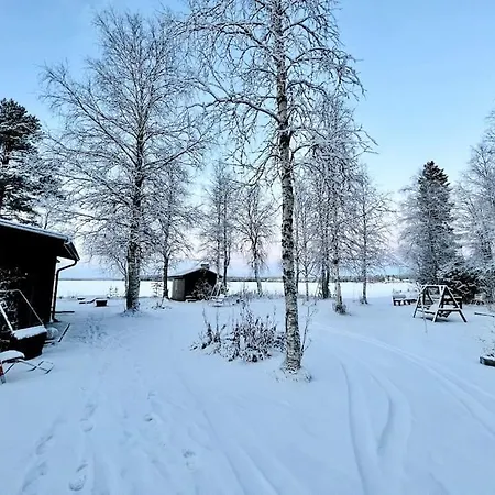 Lapland Sunrise With Lakefront Sauna Apartment Rovaniemi