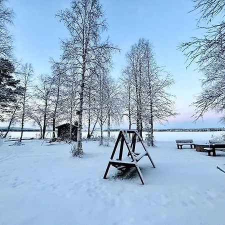 Lapland Sunrise With Lakefront Sauna *