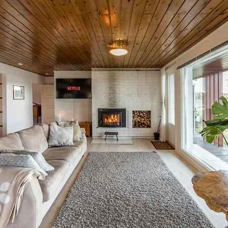 Lapland Sunrise With Lakefront Sauna Apartamento Rovaniemi