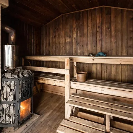 Lapland Sunrise With Lakefront Sauna Rovaniemi