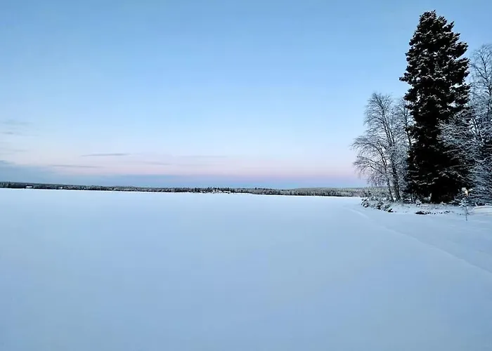 Lapland Sunrise With Lakefront Sauna
