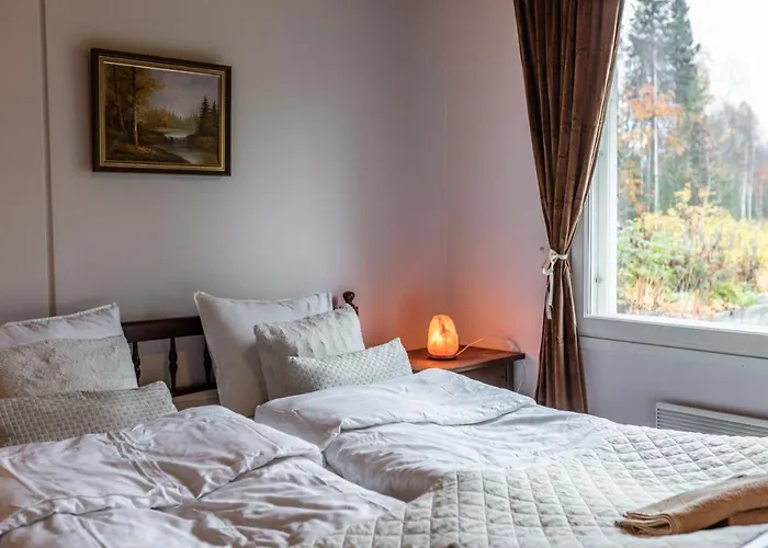 公寓 Lapland Sunrise With Lakefront Sauna 罗瓦涅米