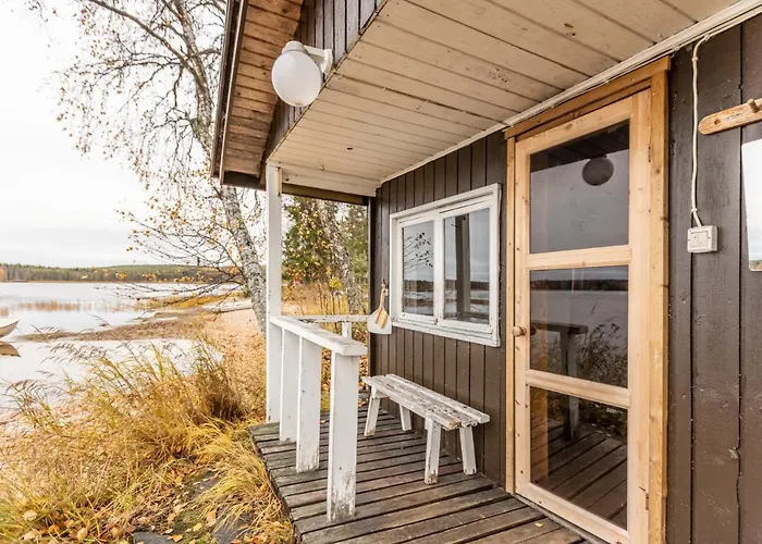 Lapland Sunrise With Lakefront Sauna 罗瓦涅米